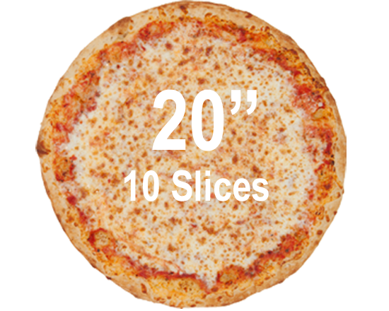 20" CHEESE PIZZA or CREATE Your OWN image