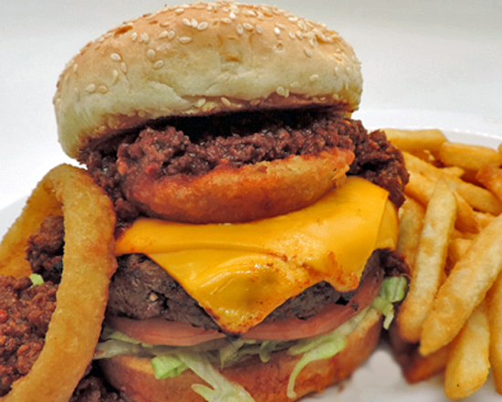 LOADED CHILI CHEESEBURGER image