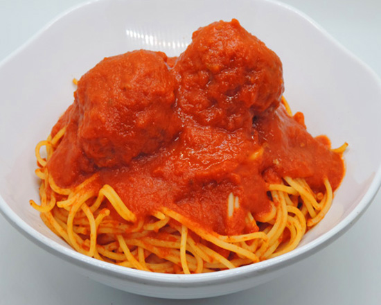 SPAGHETTI & 2 MEATBALLS (LG) image
