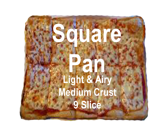ARTISAN SQUARE PAN PIZZA or CREATE Your OWN image